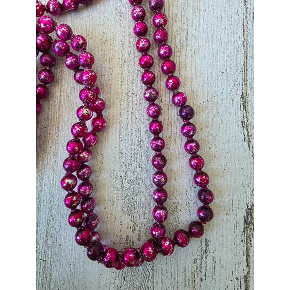 Antique purple mercury glass Garland 108